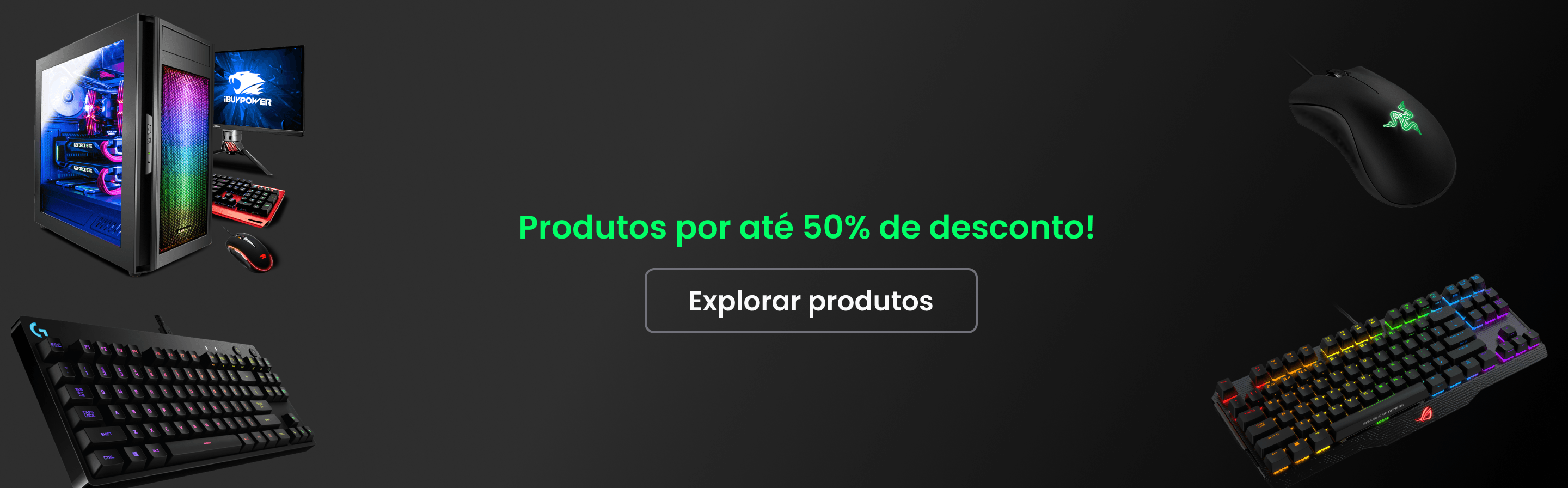 Produtos por até 50% de desconto!