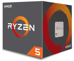 Processador AMD Ryzen 5 2600 3.4GHz (3.9GHz Turbo), 6-Cores 12-Threads, Cooler Wraith Stealth, AM4, YD2600BBAFBOX, S Video